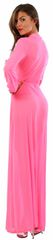 FS Long fine Fishnet Negligee fuchsia-thumb-2