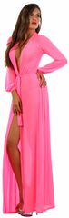FS Long fine Fishnet Negligee fuchsia