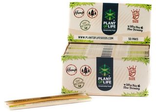 Plant of Life Χαρτάκια - Ακατέργαστο Hemp King Size Slim