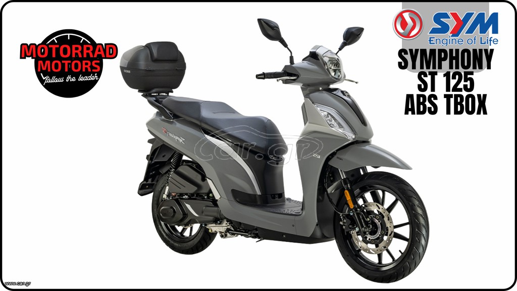 Sym Symphony ST 125 2026 L/C ABS TOP-BOX