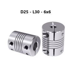 Kόμπλερ Άξονα - Flexible Coupling – D25 – L30 – 6×6