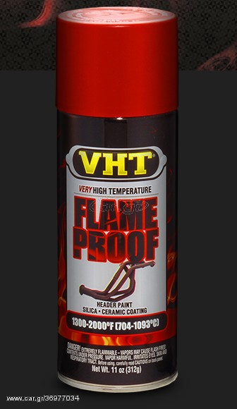 Σπρέϊ μαύρο χρώμα VHT FLAMEPROOF™ COATING