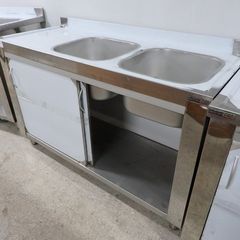 Λάντζα Κλειστή 2 Γούρνες 40x40x25 - 140x60x86 - Καινούργια.