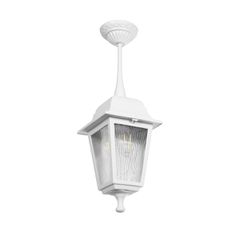 Vintage μονόφωτο φωτιστικό οροφής SOLME με ντουί E27 AC 220-240V IP44 λευκό 15x15x27cm