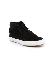 Lacoste Ampthill Chukka W 417 Suede Γυναικεία Μποτάκια Μαύρα 34CAW0065024