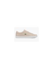 Lacoste Straightset Lace 317 Γυναικεία Sneakers Μπεζ 34CAW006015J