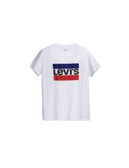 Levi"s The Perfect Graphic Γυναικείο Αθλητικό T-shirt Λευκό 17369-0297