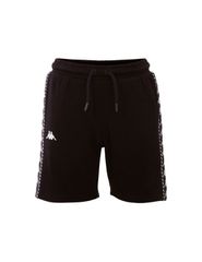 Kappa Αθλητικό Παιδικό Σορτς/Βερμούδα Μαύρο 309013J-19-4006