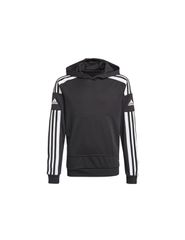 Adidas Παιδικό Φούτερ με Κουκούλα και Τσέπες Μαύρο Squadra 21 GK9544