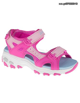 Skechers Παιδικά Πέδιλα D Lites Φούξια 664133L-HPMT