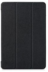 Θήκη Tri-fold με πίσω κάλυμμα σιλικόνης / Slim Book Case για το Samsung Galaxy Tab S6 Lite (SM-P610/P615) Black (oem)
