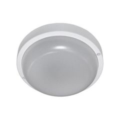 LED ΠΛΑΦΟΝΙΕΡΑ PC ΣΤΡΟΓΓΥΛΗ Φ140mm 8W 4000K IP54 ΛΕΥΚH 21-1400810