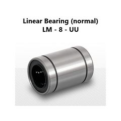 Γραμμικό Ρουλεμάν D8 (κανονικό) / ΣΕΤ 2τμχ - LM 8 UU - Linear Motion Bearing