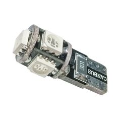 Λαμπτήρας LED T10 Can Bus με 5 SMD 5050 Μπλε GloboStar 25000 1τμχ