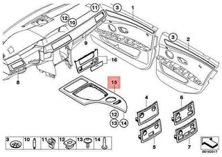 ΞΥΛΙΝΗ ΕΠΕΝΔΥΣΗ ΚΟΝΣΟΛΑΣ BMW E60-thumb-1