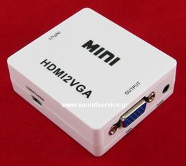 CHV2 ΜΕΤΑΤΡΟΠΕΑΣ ΣΥΝΔΕΣΗΣ ΑΠΟ HDMI ΣΕ VGA+ AUDIO HDMI2VGA