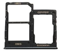 Samsung (GH98-44303A) Sim tray + MicroSD tray Black - Galaxy A40; SM-A405F