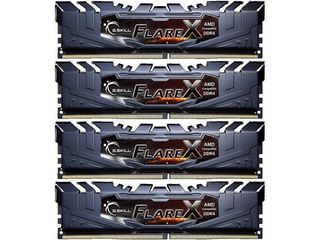 G.Skill Flare X 64GB DDR4 RAM με 4 Modules (4x16GB) και Ταχύτητα 3200 για Desktop (F4-3200C16Q-64GFX) - Πληρωμή και σε έως 9 δόσεις