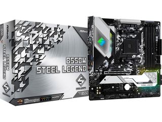 Asrock B550m Steel Legend Motherboard Micro ATX με AMD AM4 Socket (90-MXBCU0-A0UAYZ) - Πληρωμή και σε έως 9 δόσεις