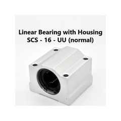 Γραμμικό Ρουλεμάν με Θήκη (κανονικό) D16 - SCS 16 UU - Linear Bearing with Housing