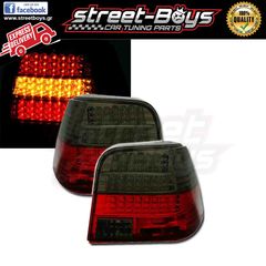 ΦΑΝΑΡΙΑ ΠΙΣΩ [LED] *RED SMOKE* VW GOLF 4 | ® StreetBoys - Car Tuning Shop