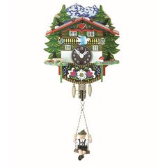 Ρολόι Τοίχου Εκκρεμές Black Forest Clock Swiss House Bayern-Κωδ:57SQBayern --- www. CuckooClock .gr ---