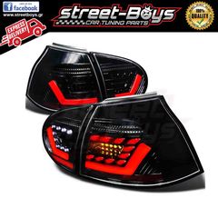 ΦΑΝΑΡΙΑ ΠΙΣΩ [LED] *BLACK* VW GOLF 5 | ® StreetBoys - Car Tuning Shop