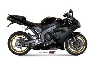 Εξατμίσεις Διπλά Τελικά Mivv Suono Black Steel/Carbon End Yamaha R1 2004-2006 