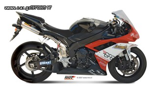 Εξατμίσεις Διπλά Τελικά Mivv Suono Titanium/Carbon End Yamaha R1 2007-2008