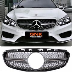ΜΑΣΚΑ ΕΜΠΡΟΣ Mercedes E-Class W212 S212 Facelift Diamond Design (2012-2016)