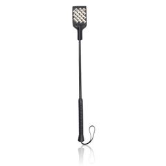 Frustino square spot riding crop black