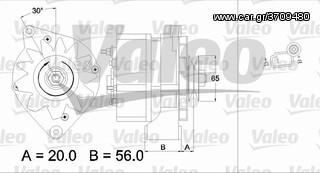 -www.mytoutou.gr- ΔΥΝΑΜΟ VALEO OPEL ASCONA C,B MANTA B, FRONTERA, OMEGA A