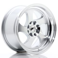 JR Wheels JR15 16x8 ET25 4x100/108 Silver Machined Face