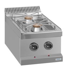 Εστία Αερίου Mε 2 Καυστήρες Επιτραπέζια 40x71,4x25Cm Dexion Italy - Καινούργια.