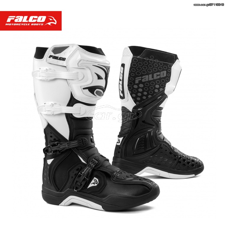 ΜΠΟΤΕΣ OFF-ROAD FALCO LEVEL BLACK WHITE
