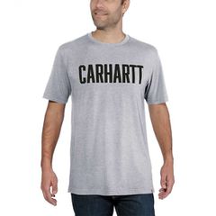 ΜΠΛΟΥΖΑ Carhartt Maddock Block logo t-shirt heather grey