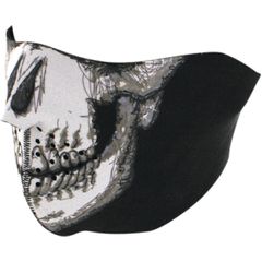 ZANheadgear Μάσκα Μοτοσυκλετιστή | Half Face Mask Skull Face