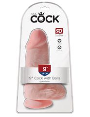 Ρεαλιστικό Ομοίωμα Πέους Pipedream King Cock Chubby 23 cm - Flesh