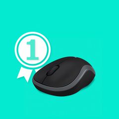 Logitech M185 mouse RF Wireless Optical.-thumb-1