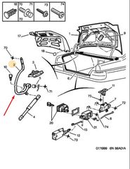 ΜΕΝΤΕΣΕΣ ΠΟΡΤΑΣ ΧΩΡΟΥ ΑΠΟΣΚΕΥΩN ΑΡΙΣΤΕΡΟ  PEUGEOT 605R 0000861352                                                           