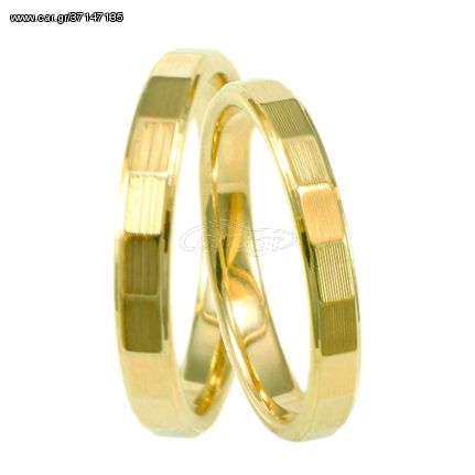 Matteo Gold Wedding Ring K9 VR-00164