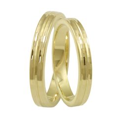 Matteo Gold Wedding Ring K9 VR-00403