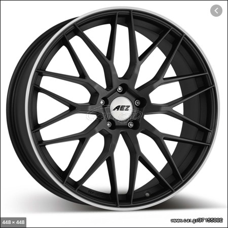 AEZ CREST DARK ΖΑΝΤΕΣ ΚΑΙΝΟΥΡΓΙΕΣ ΣΕΤ 7,5Χ17 5Χ112Κ ΕΤ35/40 ΜΑΥΡΟ ΔΙΑΜΑΝΤΕ ΧΕΙΛΟΣ