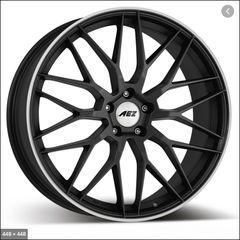 AEZ CREST DARK ΖΑΝΤΕΣ ΚΑΙΝΟΥΡΓΙΕΣ ΣΕΤ 7,5Χ17 5Χ112Κ ΕΤ35/40 ΜΑΥΡΟ ΔΙΑΜΑΝΤΕ ΧΕΙΛΟΣ-thumb-1