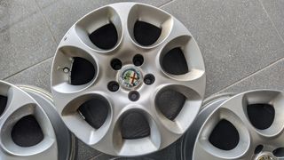 4 ζάντες αλουμινίου 16x7J (5x110) από Alfa Romeo 159, για Alfa 147-156, Opel Vectra-Astra-Zafira, Saab 9-3-thumb-3