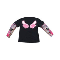  LT, KIDS TATTOO SLEEVE SHIRT ANGEL WINGS