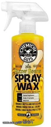 Chemical Guys Κερί σε Σπρέυ Blazin' Banana Natural Carnauba Spray Gloss Wax 473ml - WAC21516