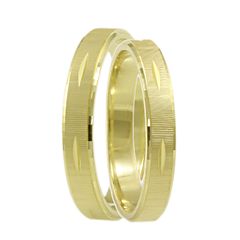 Matteo Gold Wedding Ring K9 VR-00550