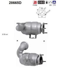 Καταλύτης  CITROEN JUMPER + PEUGEOT BOXER   2.2cc HDi  2006-    KARALOIZOS exhaust  