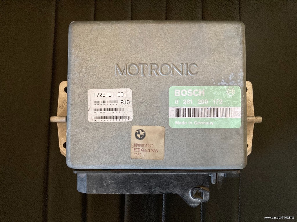 BMW 520i-320i (E34-E30) '87-'95 --- Motronic (1726101 001) Bosch (0 261 200 172)